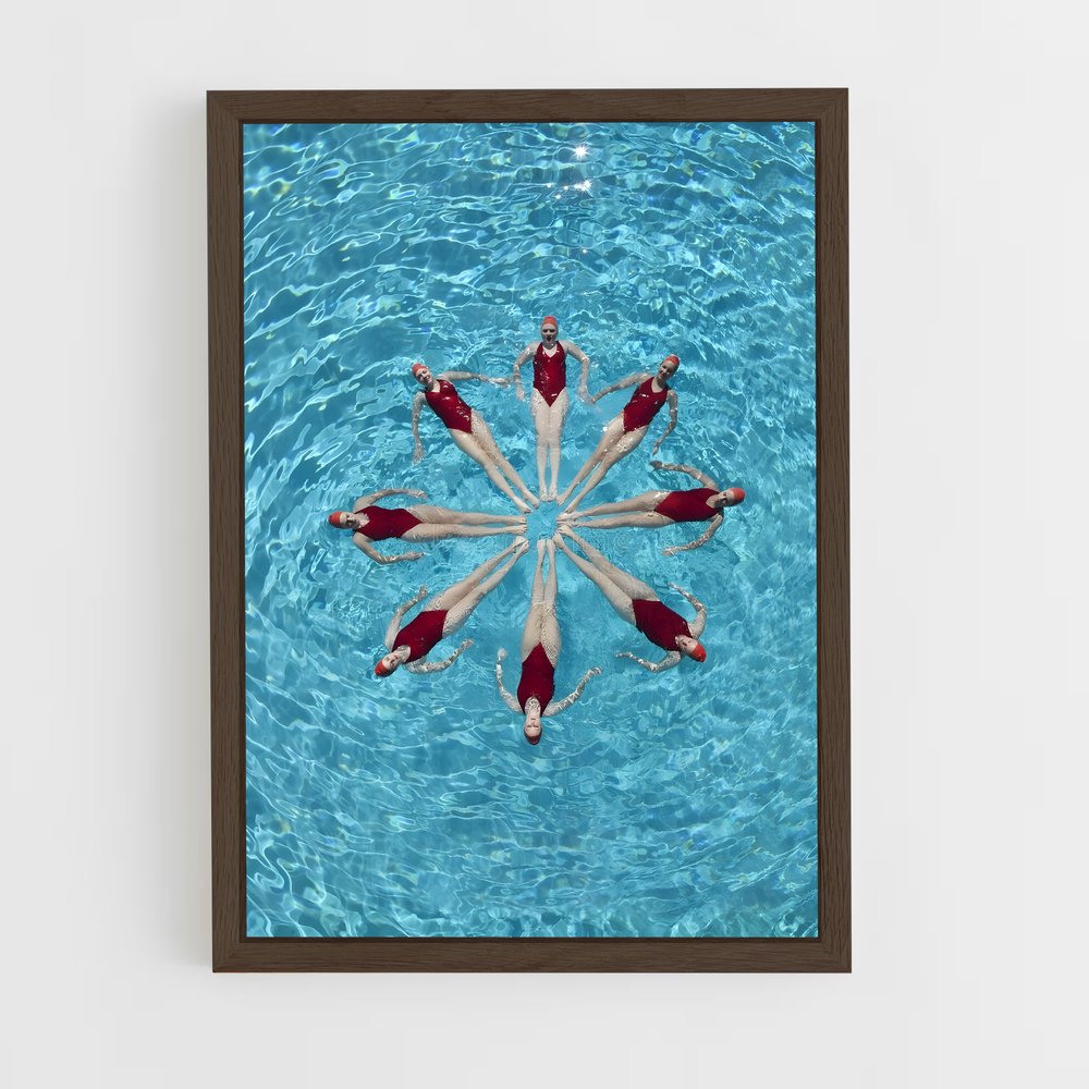 Poster Synchronized swimming – affiche Natation synchronisée (vue 5)